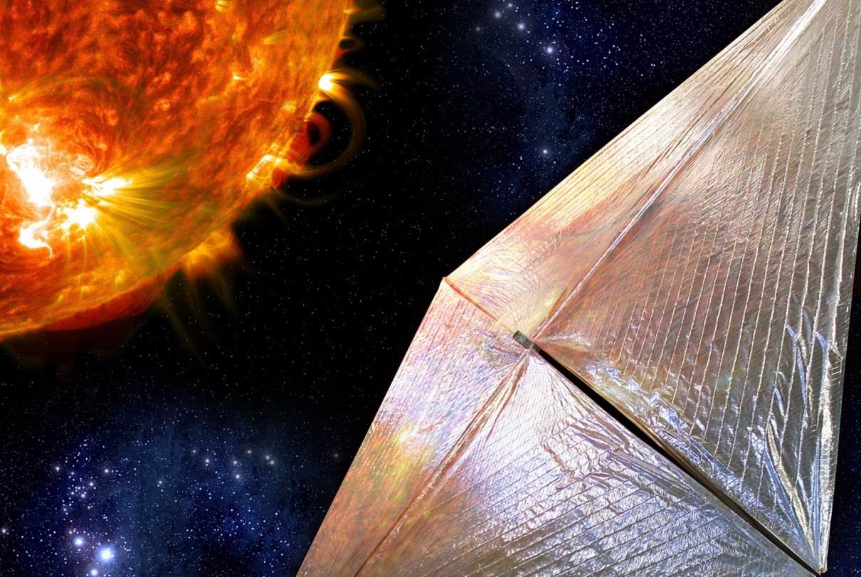 Revolutionizing Space Travel: Giant Solar Sail Propels Tiny Spacecraft to Interception