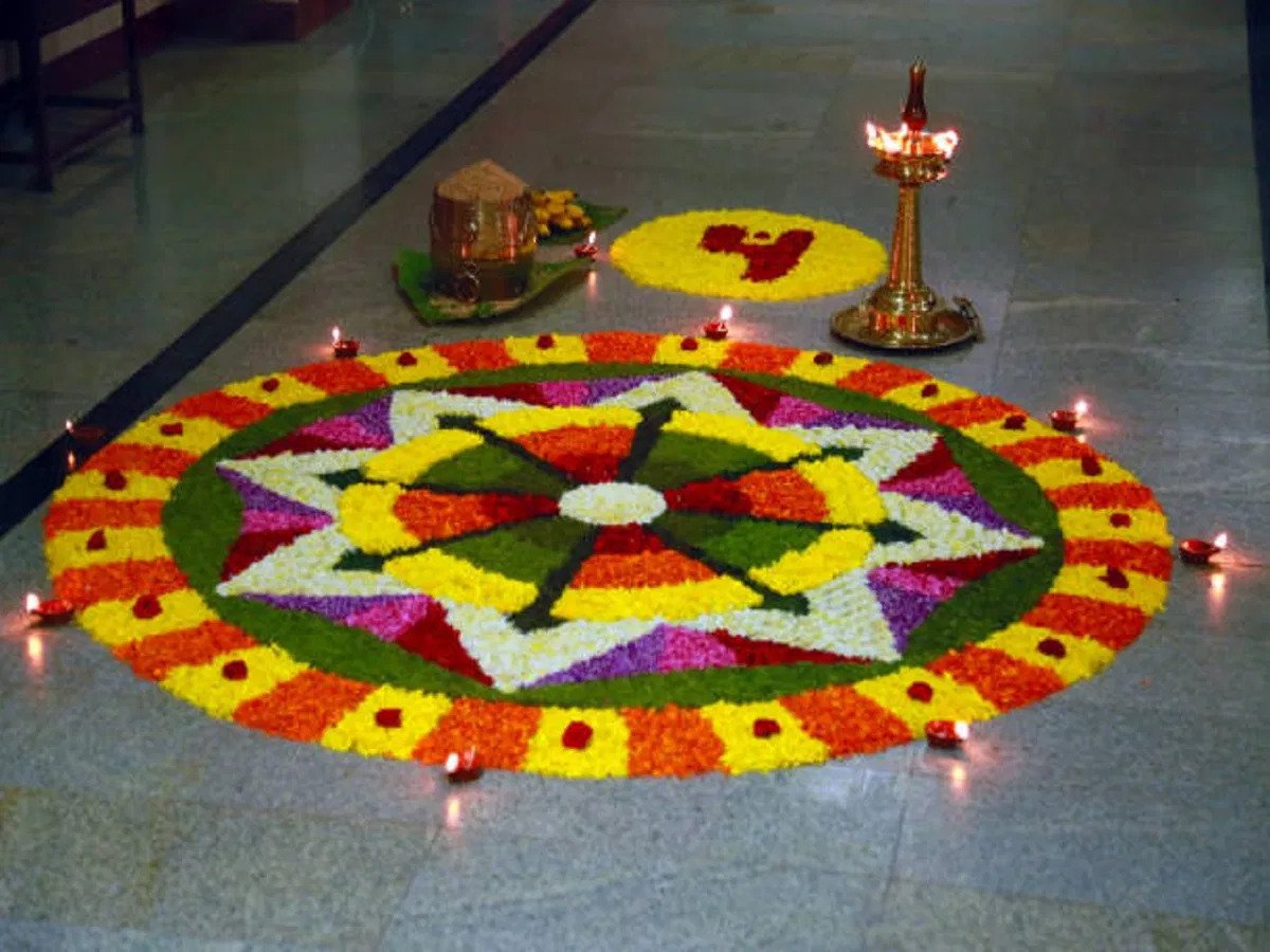 Onam is a major harvest festival in Kerala, India